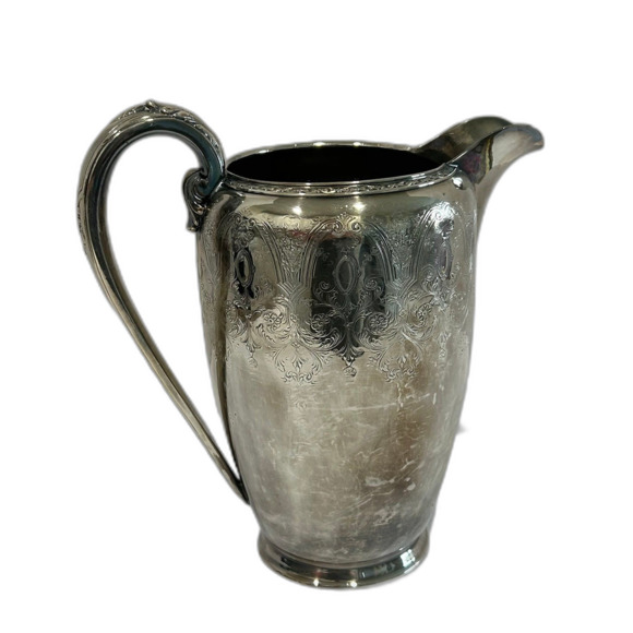 Vintage Wilcox International Water Pitcher Paisley Pattern 1.5 quarts N770 - Picture 5 of 12